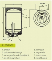 Akum. bojler mb p80r-098935 