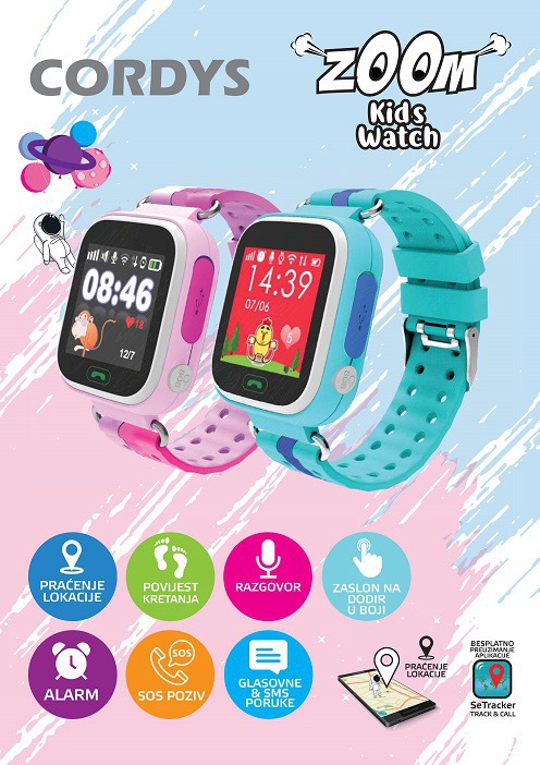 cordys smart kids watch zoom